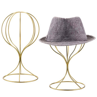 Gold best sale hat stand